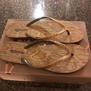 Shiny Snake Skin Slippers ✨😍